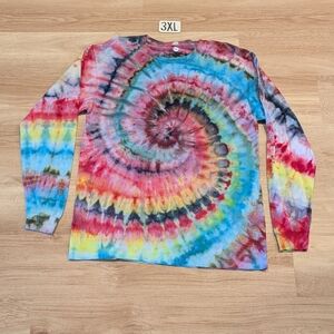 New Tiedye Unisex Long Sleeve Shirt